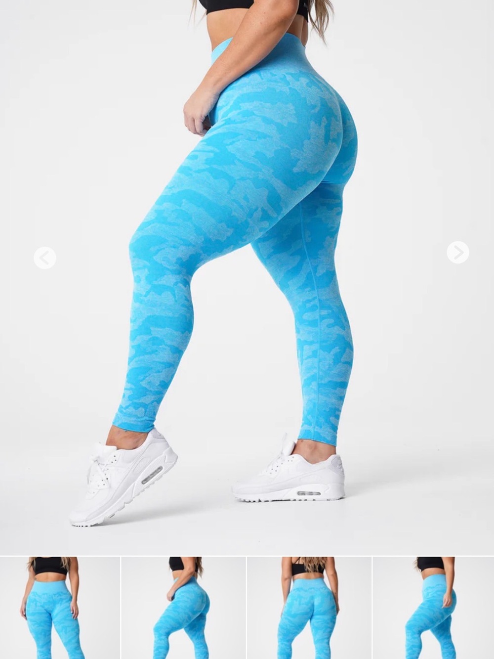 Caribbean Camo Seamless Leggings